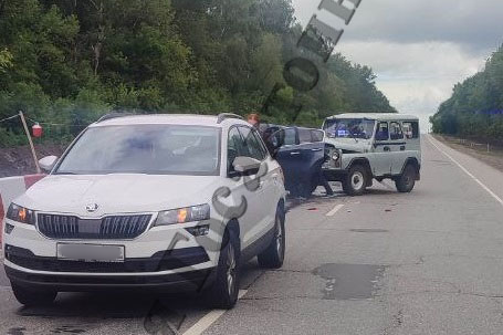 В Плавском районе водитель УАЗа устроил массовое ДТП