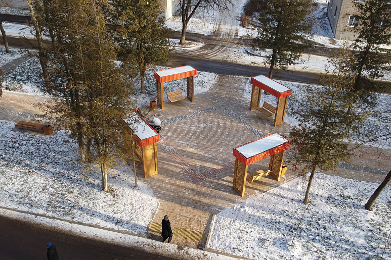 В Ясногорске благоустроили центр города