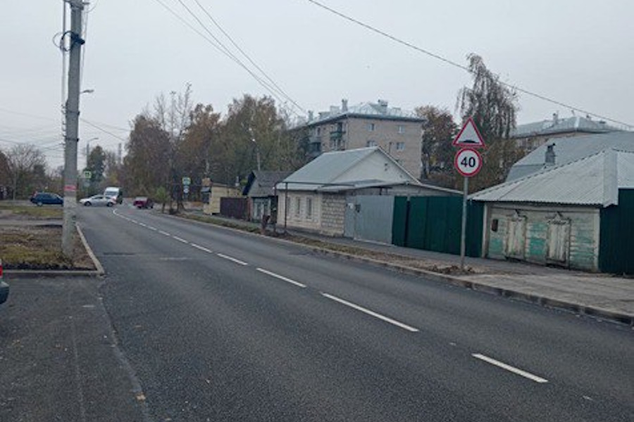 ﻿В Туле завершился ремонт улицы Курковой