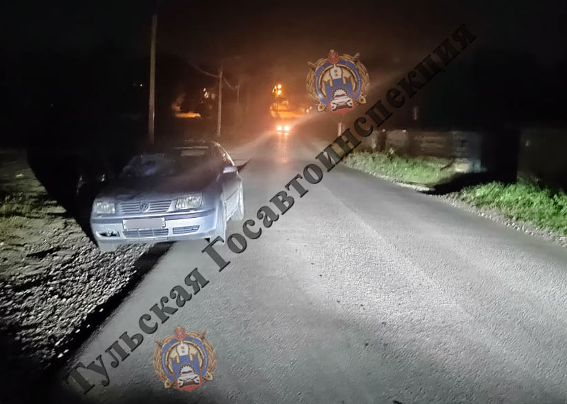 В Узловой автоледи на Volkswagen Bora сбила мужчину-пешехода