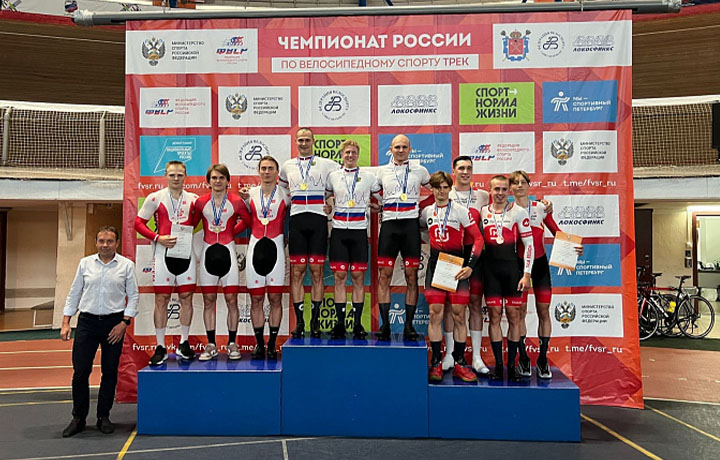 Тульские велогонщики стали чемпионами России в командном спринте