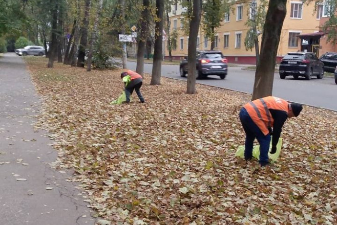 Около ста кубометров смета вывезли за выходные с улиц Тулы