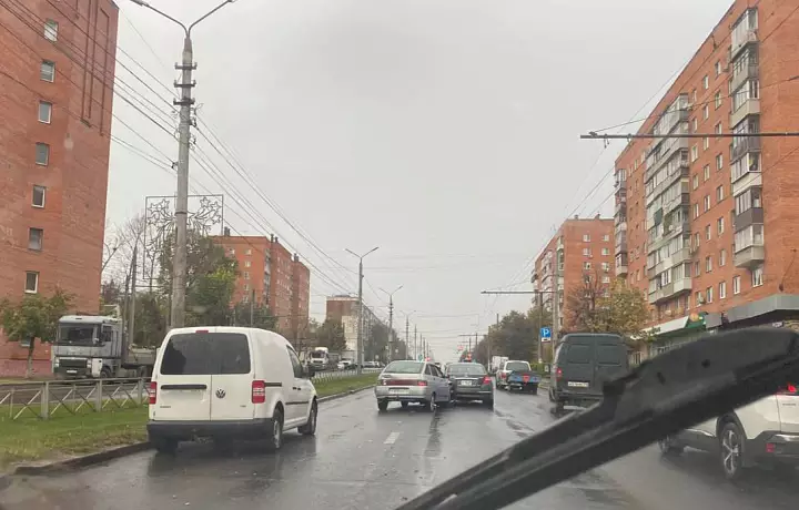 Два тройных ДТП произошло в Туле 1 октября