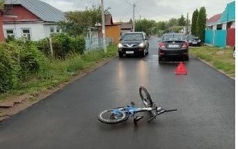 Восьмилетний велосипедист оказался под колесами Hyundai Solaris в Плавске