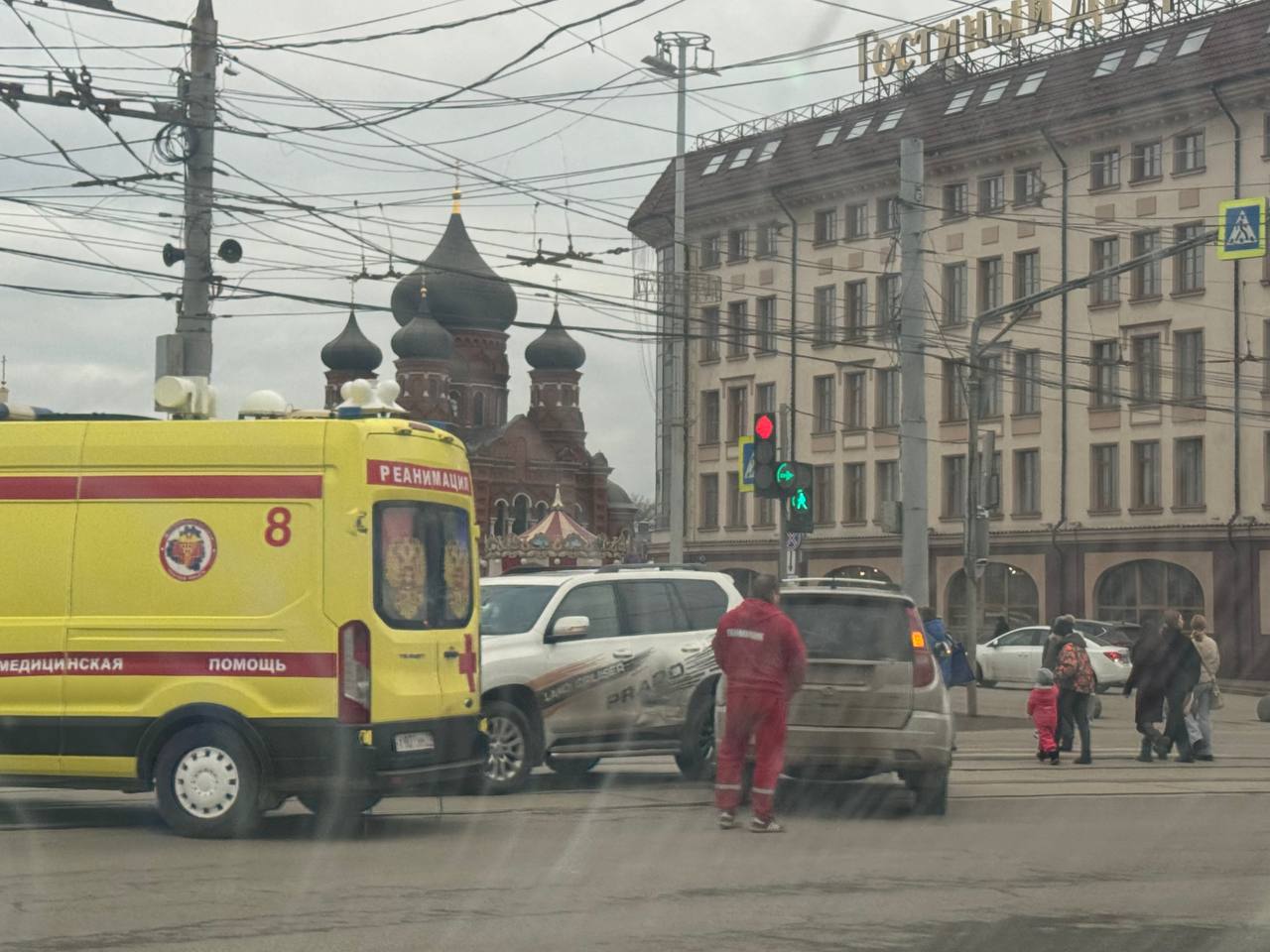 В Туле на Советской улице произошло ДТП с двумя иномарками