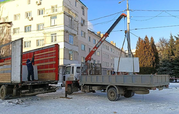 В Новомосковске появится необычное уличное освещение и фигуры из льда