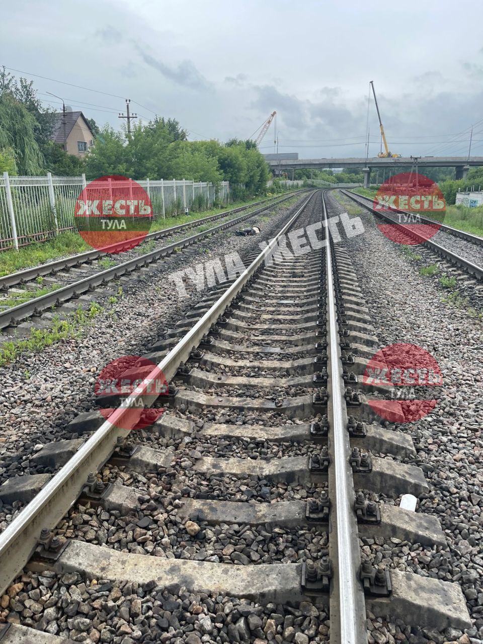 Поезд сбил мужчину насмерть в Зареченском округе Тулы