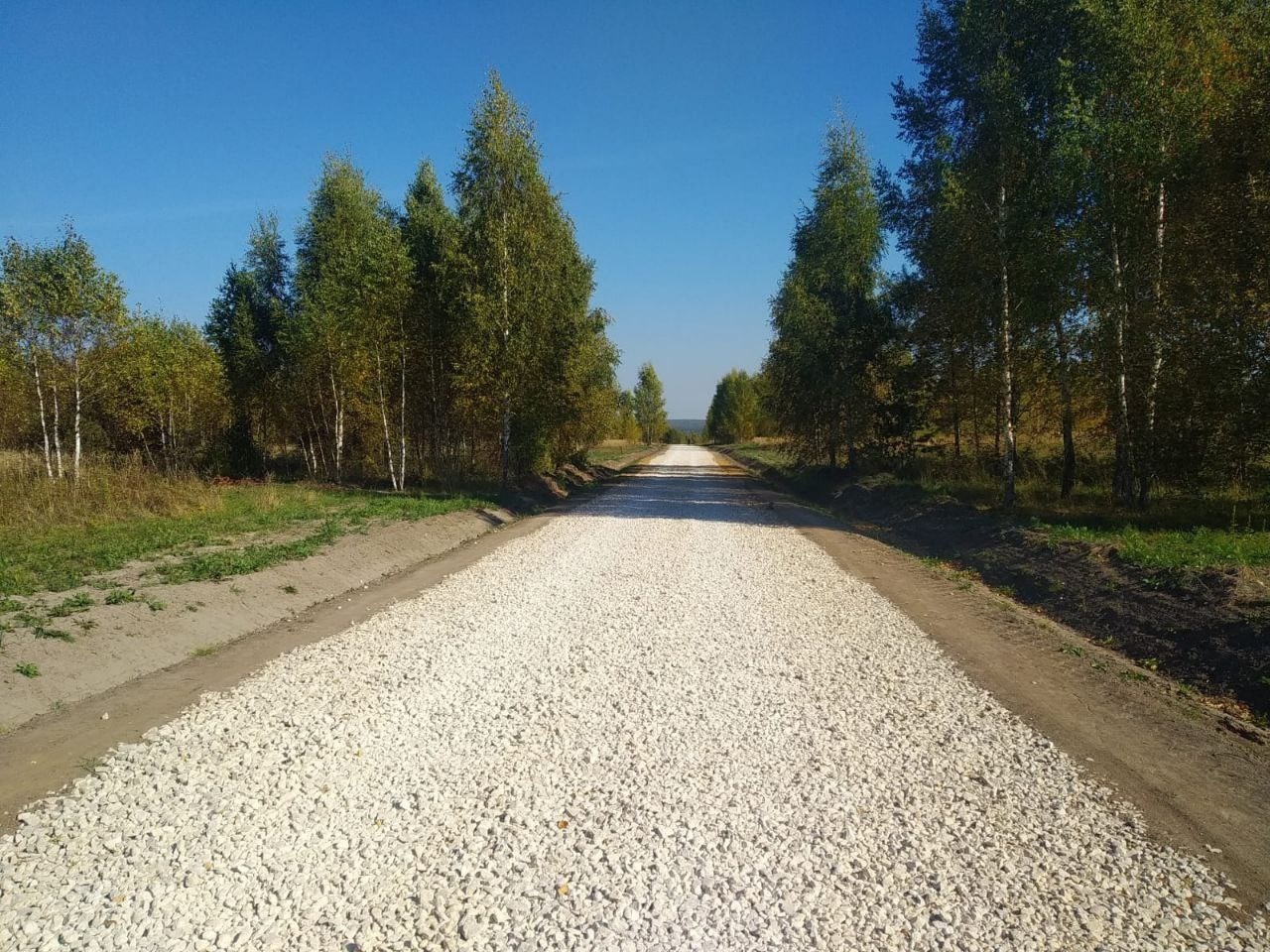 В Ясногорском районе продолжают обновлять дороги в рамках "Народного бюджета"