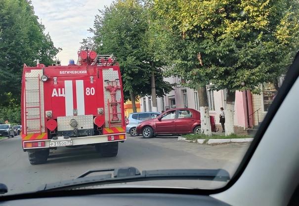 В Богородицке загорелось кафе