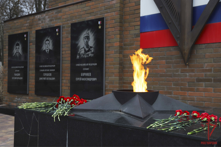 Тульские росгвардейцы почтили память погибших товарищей