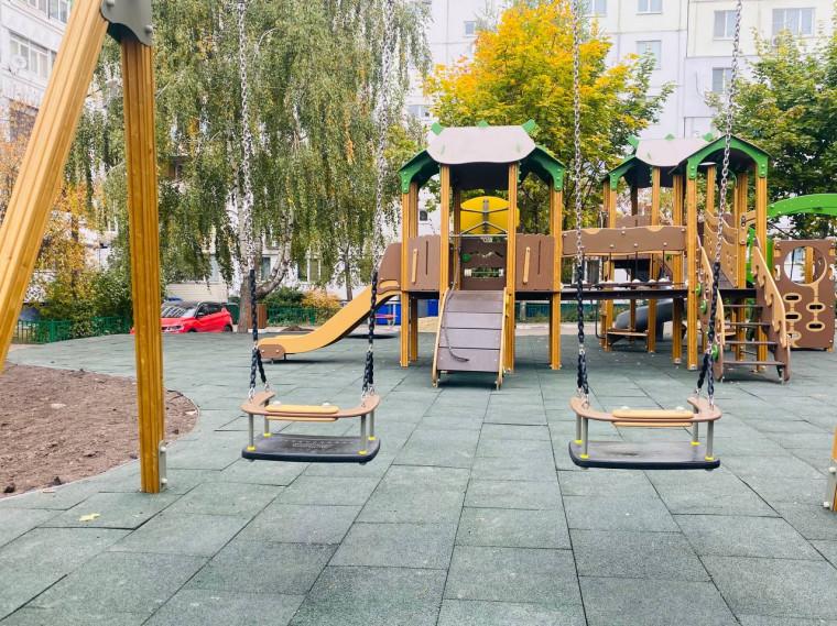В Туле обустроили 40 новых детских площадок