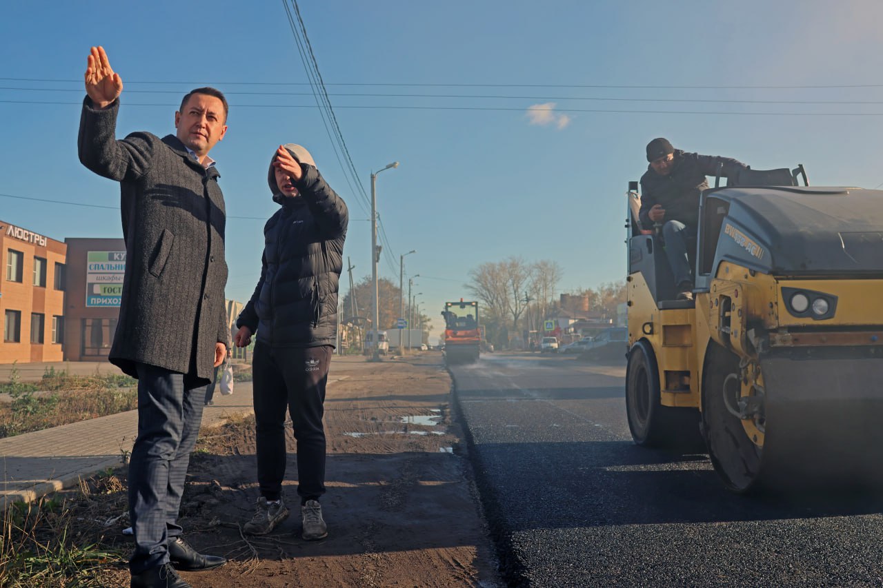 В Новомосковске завершается дорожная кампания