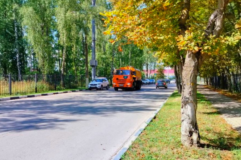 В Туле 22 июля продолжится уборка и мойка дорог и тротуаров