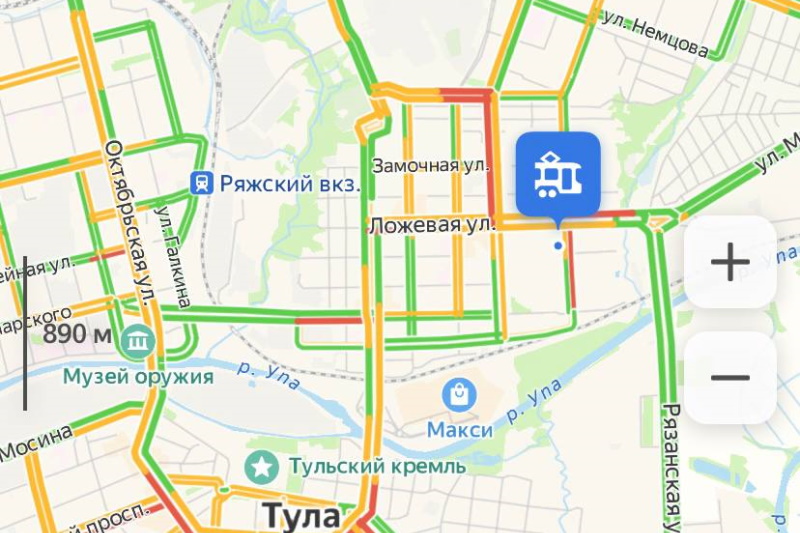 Карты тула автобус 26