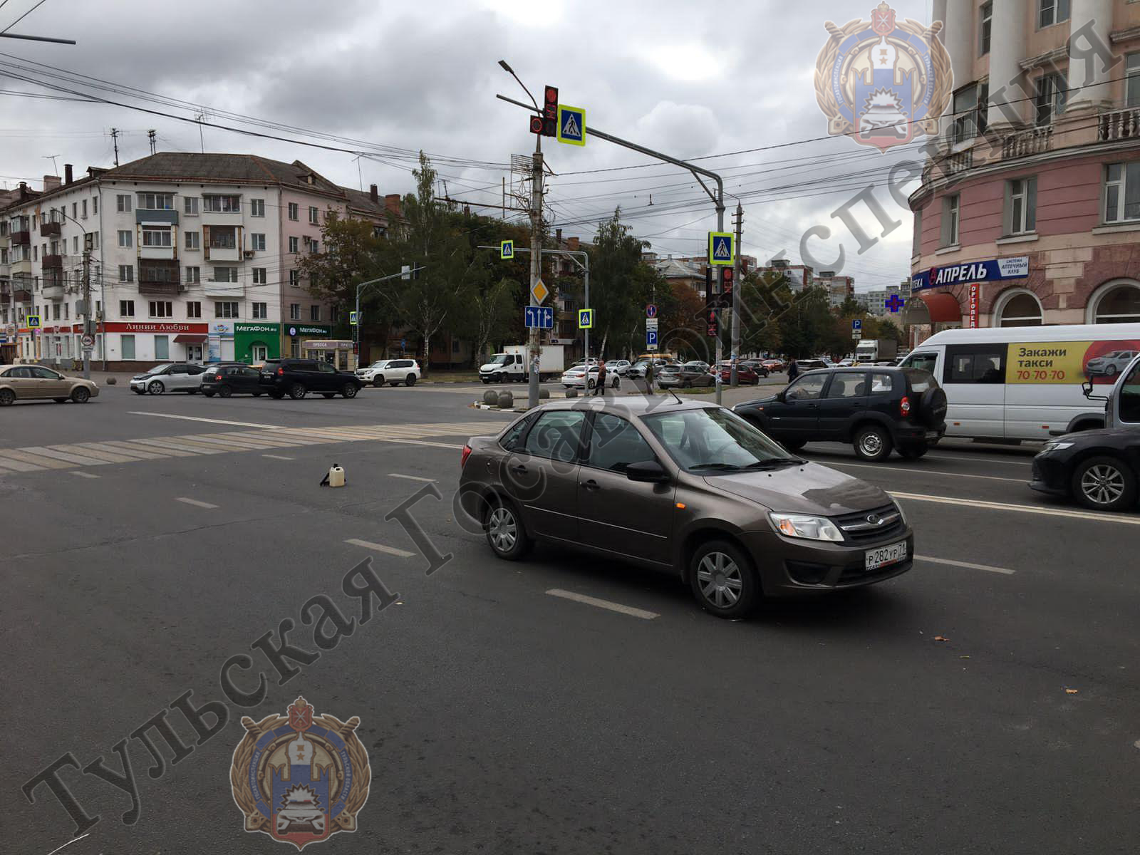 В туле сбили. Красноармейский проспект 30 Тула. Переход в неположенном месте.