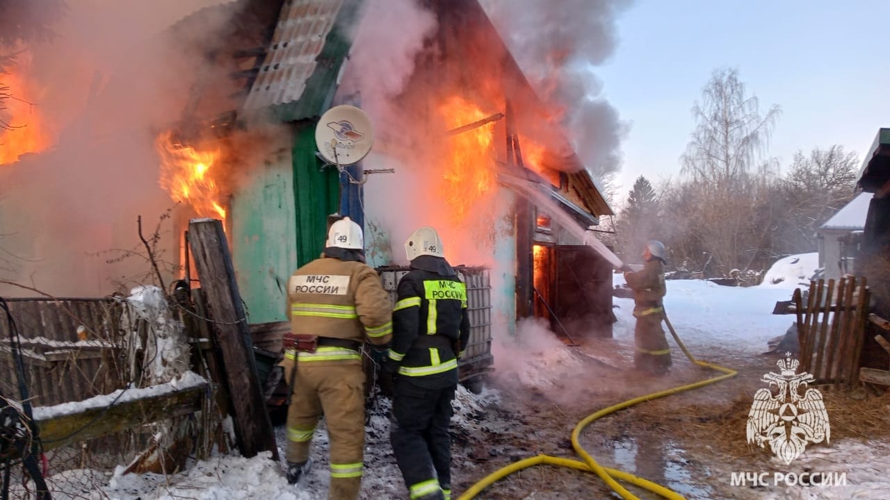 В Киреевском районе сгорел жилой дом — ТСН 24