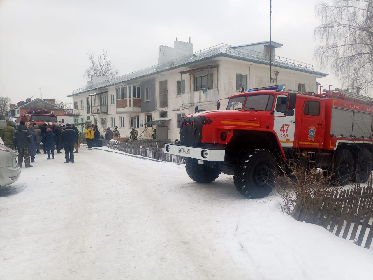 При пожаре в жилом доме в Дубне погибла пенсионерка — ТСН 24