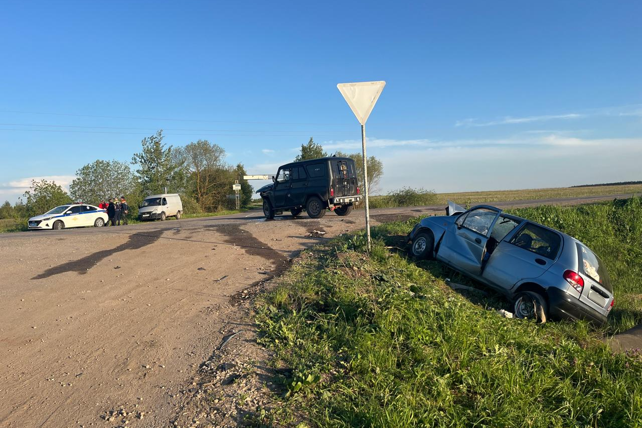 Водитель Daewoo Matiz оказалась в больнице после ДТП в Ясногорском районе —  ТСН 24