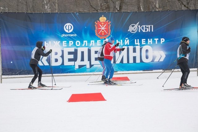 В спортивном мероприятии "Лыжня России" принимают учатие 6 тысяч туляков