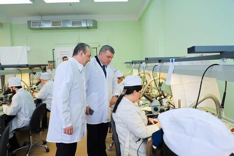Глава администрации Тулы Илья Беспалов посетил НПО "Стрела"