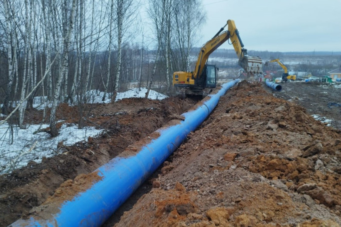 В Туле завершается строительство трех участков водовода Обидимо-Упкинского водозабора