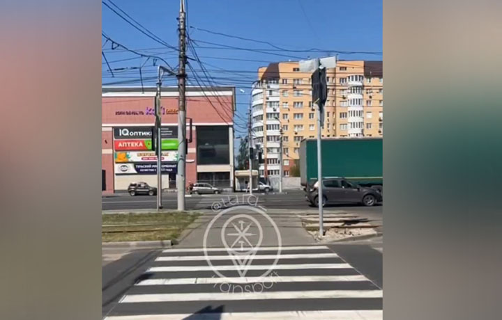 В Туле появились два новых пешеходных перехода