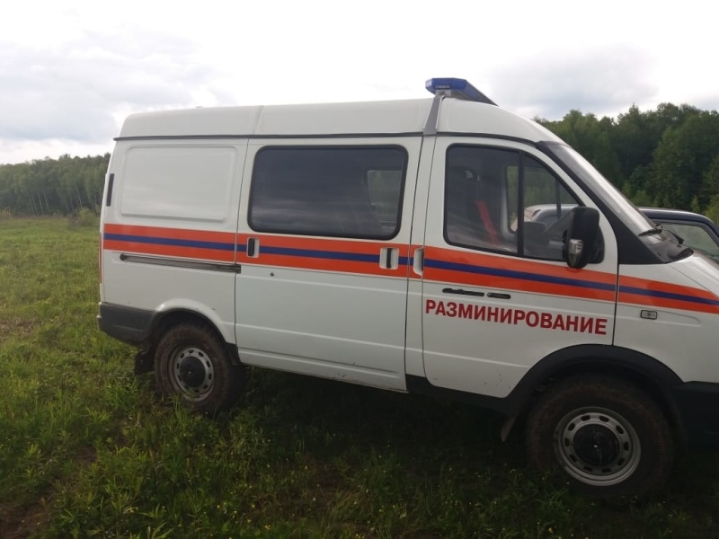 В Ревякино Ясногорского района ликвидировали артиллерийский снаряд времен ВОВ