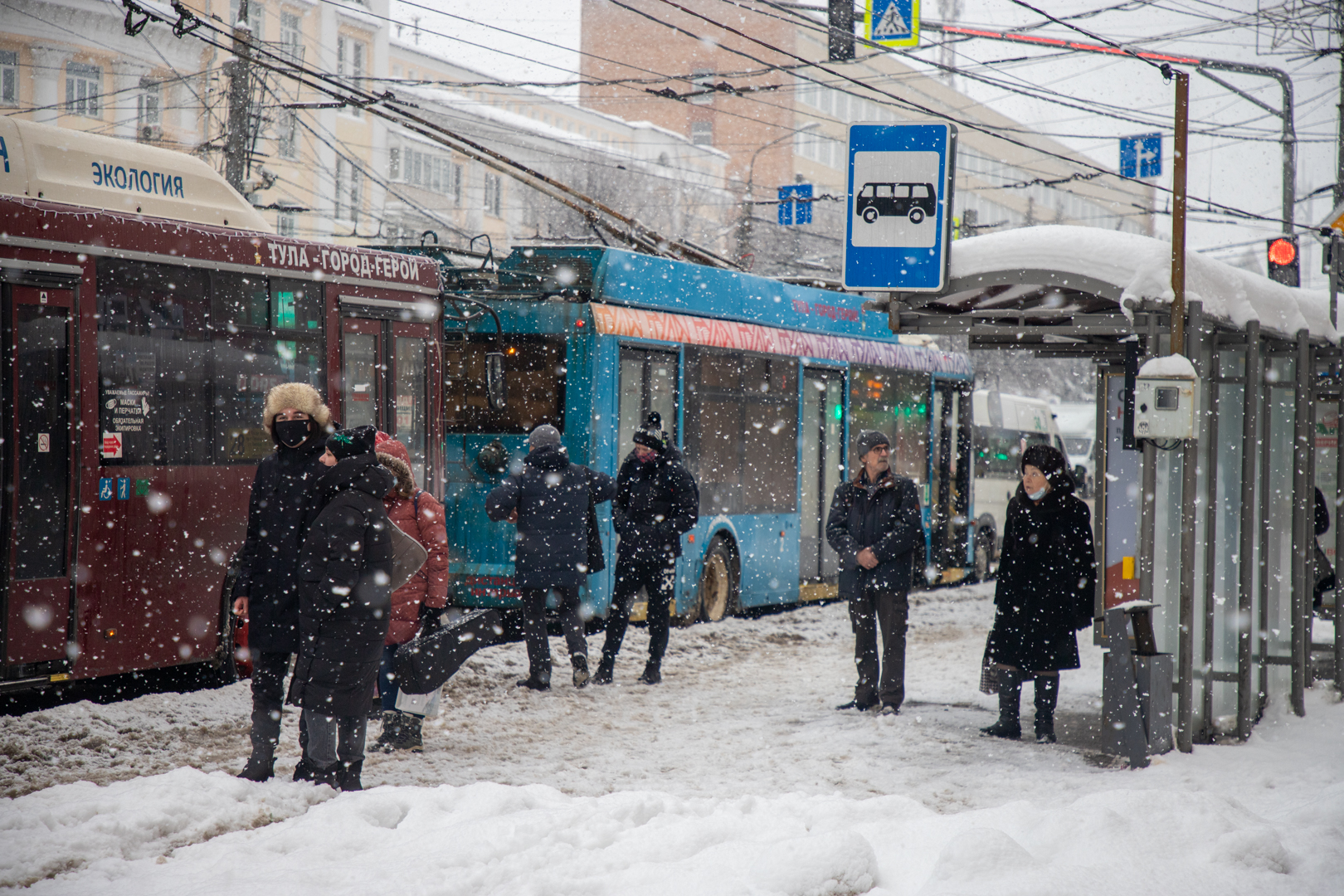 Более 1400 единиц транспорта выходят на рейс в Тульской области каждый день