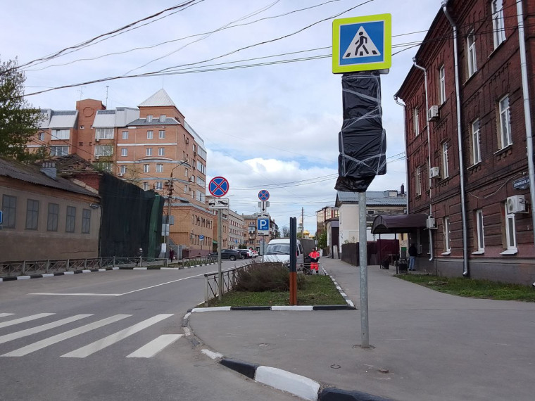 Новые дорожные знаки появятся в Туле из-за майских праздников