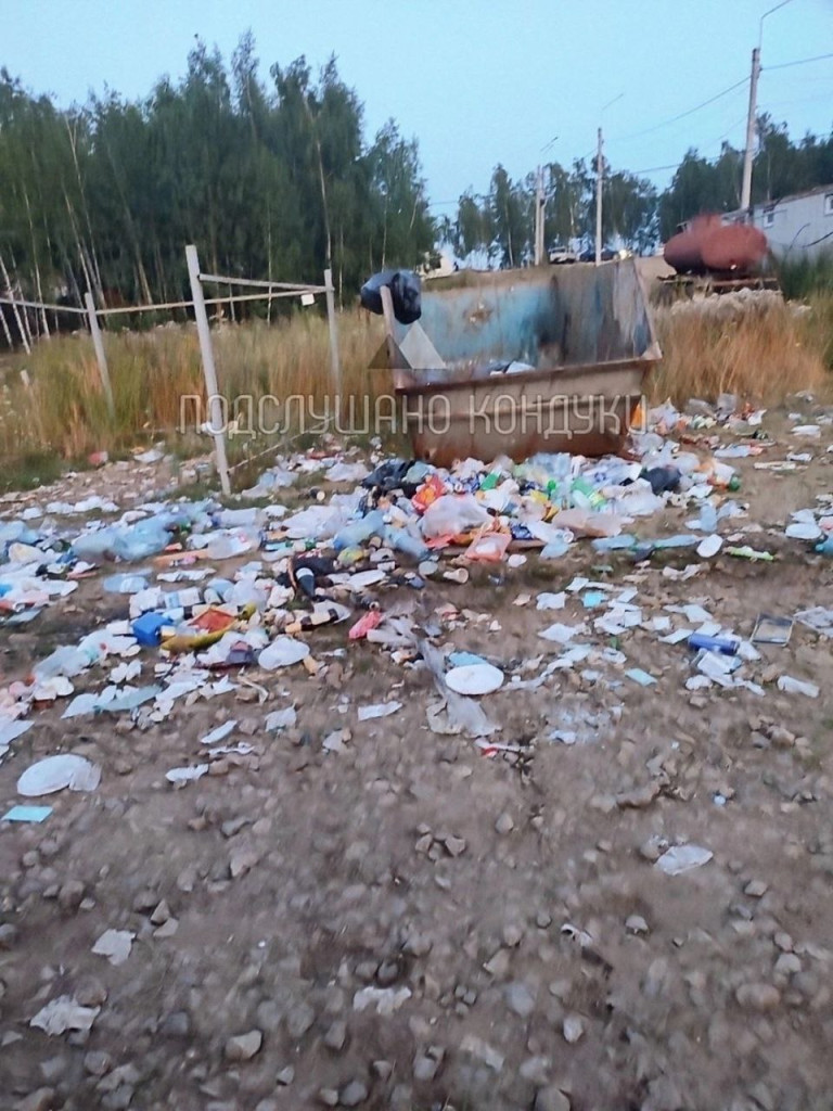 Туляки пожаловались на мусор в Кондуках