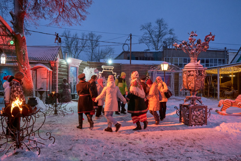 28 ноября в Туле состоялся праздник открытия Новогоднего подворья