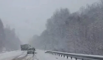 «Автодор»: на трассу М-4 «Дон» в Тульской области надвигается мощный снегопад
