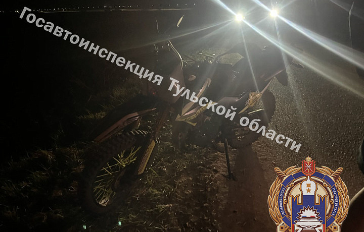 Пьяный мотоциклист улетел в кювет под Тулой Пьяный мотоциклист улетел в кювет под Тулой
