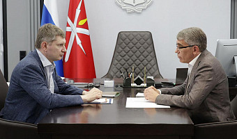Миляев встретился с министром экономического развития РФ Максимом Решетниковым