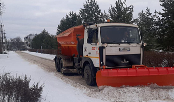 За сутки с улиц Тулы вывезено 124 кубометра снега