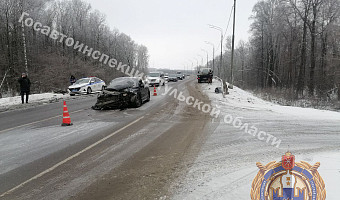 ﻿Два человека пострадали в ДТП с Honda и Nissan на трассе М-2 в Туле