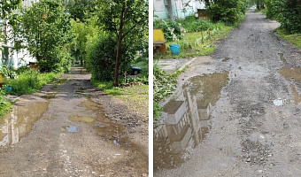 «Сделали хуже, чем было»: в Киреевском районе жители шесть лет ждали ремонт дороги, но получили асфальтную крошку и грязь