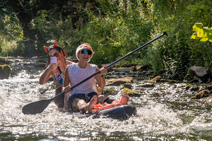 В арт-кэмпе «Дикая Мята» прошел фестиваль Vashana Sup Camp