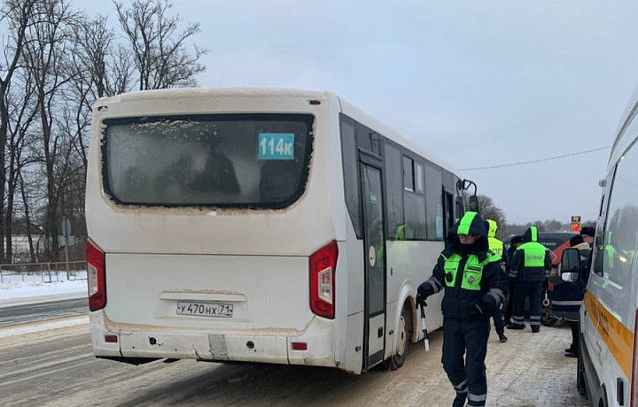 С начала года на тульских дорогах случились 99 ДТП с автобусами