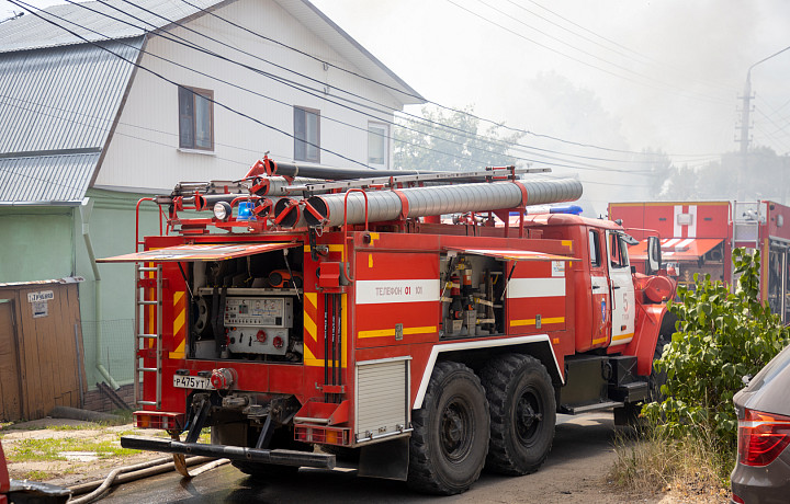 За сутки в Тульской области произошли пять пожаров и семь ДТП