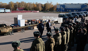 Тульский губернатор Миляев передал бойцам СВО новую партию оборудования