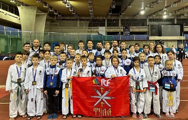 Тульские тхэквондисты завоевали 57 медалей в Москве