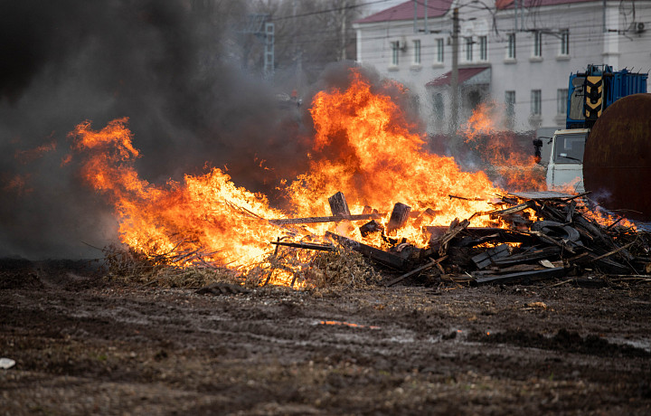 За неделю в Тульской области произошли 36 пожаров