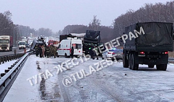 Движение по трассе М4 в Тульской области восстановлено после ДТП