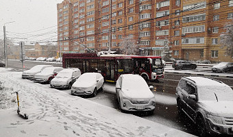 Тулу накрыла октябрьская метель