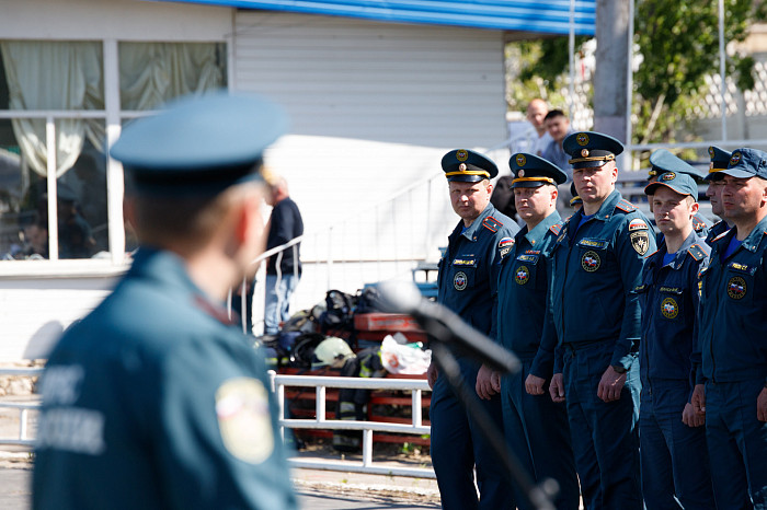 В Туле определили лучшее звено газодымозащитной службы