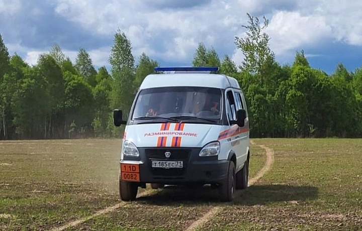 В Заокском районе обнаружен боеприпас времен ВОВ