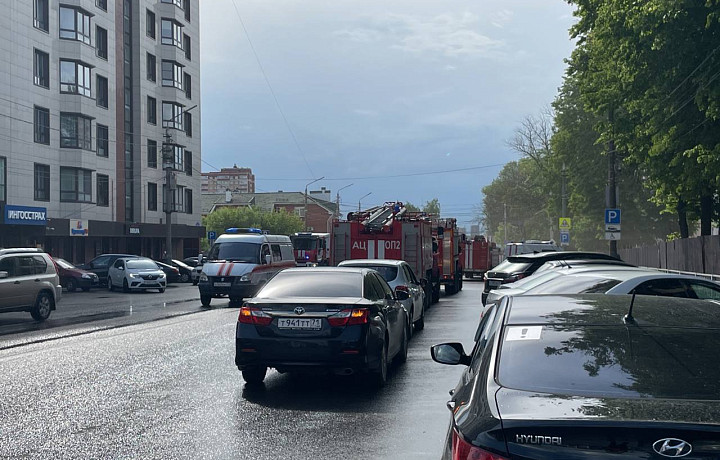 В тульском ДК Железнодорожников произошел пожар