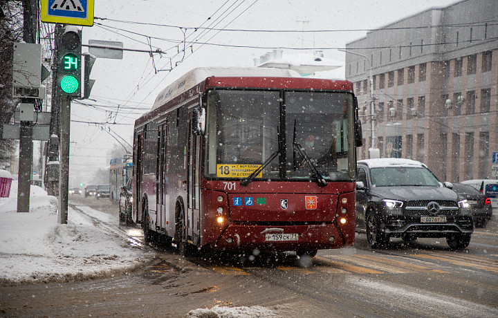 Утром 4 декабря Тула встала в девятибалльных пробках