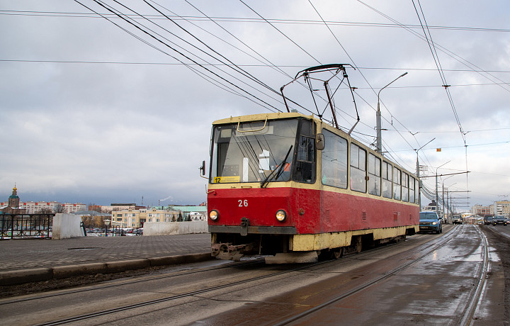 В Туле ограничат движение трамваев на улице Воздухофлотской на все лето